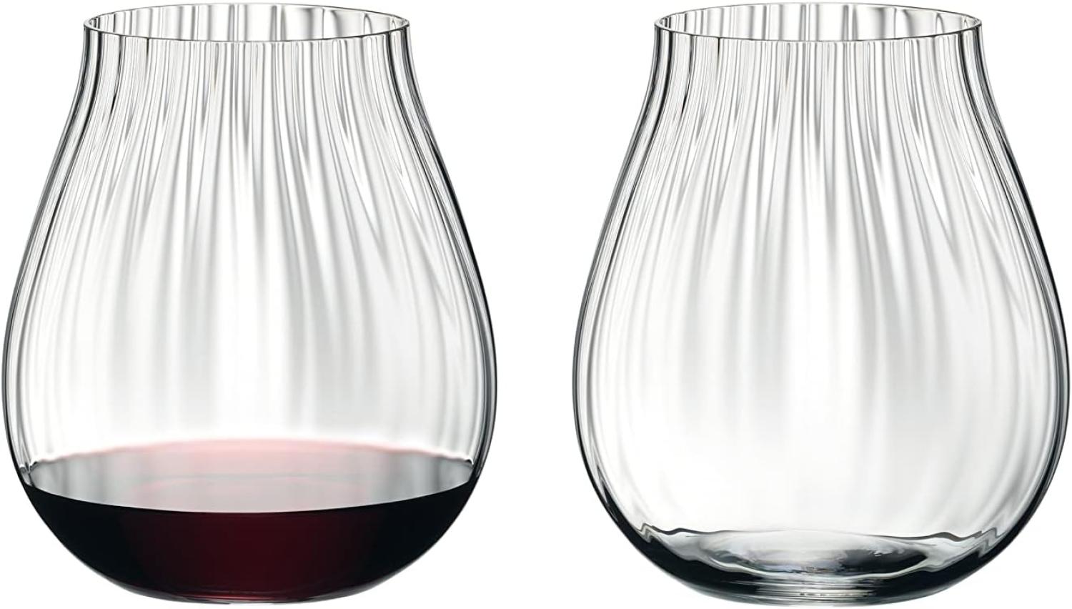 Riedel Tumbler Collection Optical O All Purpose Allzweckglas, 2er Set, Weinglas, Wasserglas, Cocktailglas, Hochwertiges Glas, 762 ml, 0515/67 Bild 1