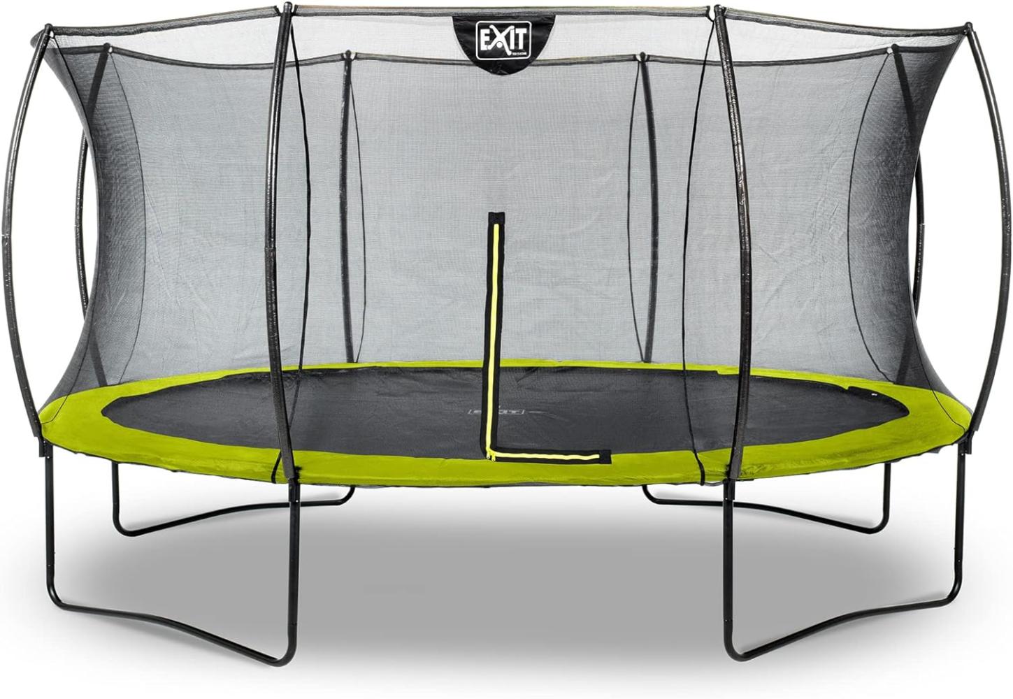 Exit Stahl Trampolin Silhouette | Lime | Ø 427 cm Bild 1