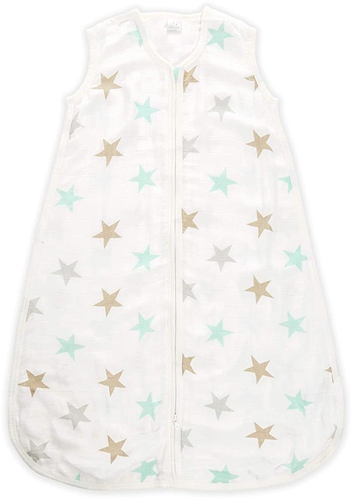 aden + anais Star Soft Swaddle - Pack von 1 | Tragbarer Musselin & leichtes Vicose von Bambusschlaf -Sack -Decke | Unisex Baby Schlafsack für Mädchen & Jungen | 18-36 Monate | Kleinkind Bild 1