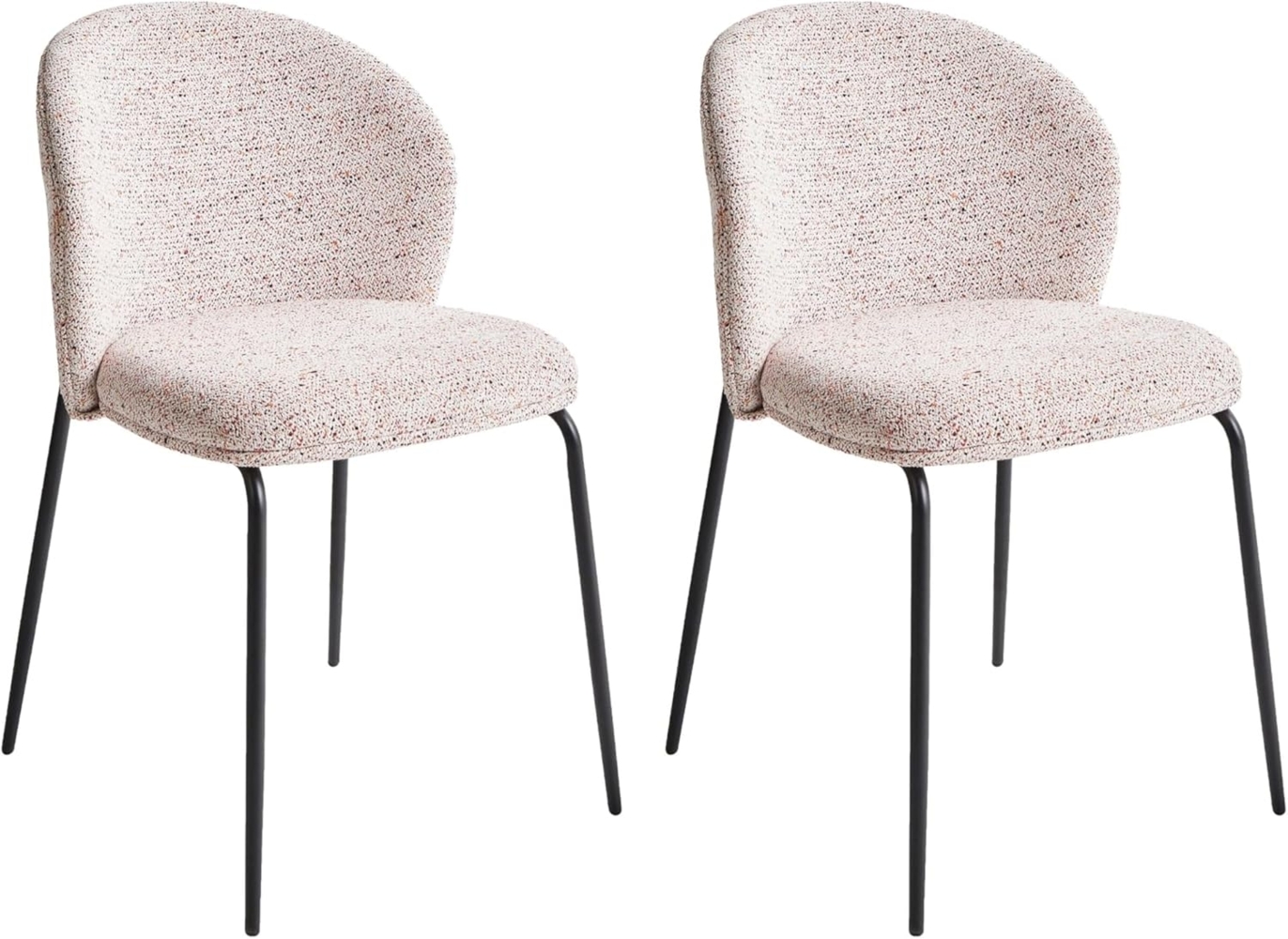 Esszimmerstuhl 2er Set VIDETTE Beige Bild 1