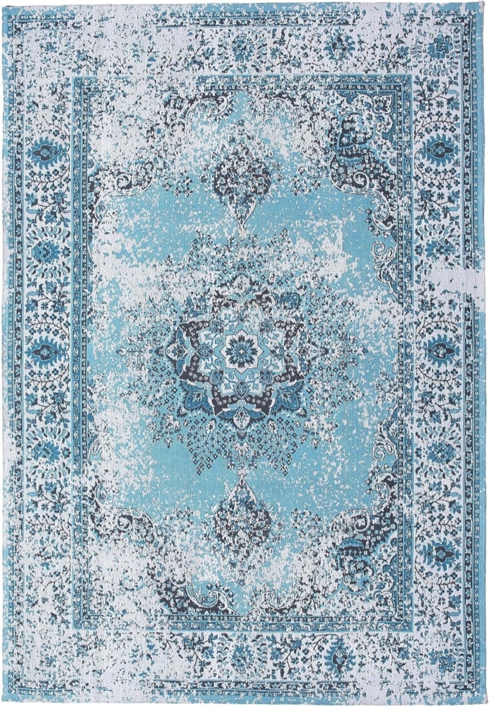 Teppich blau 140 x 200 cm Kurzflor ALMUS Bild 1