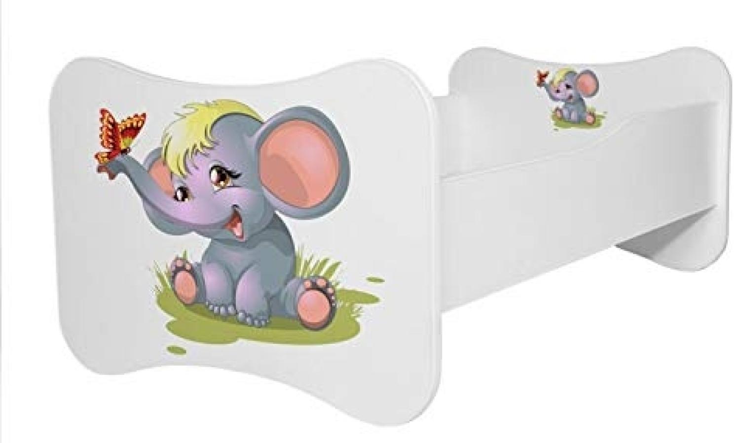 Angelbeds 'Mati Mati' Kinderbett 80x160 cm, Motiv 2, mit Lattenrost und Matratze Bild 1