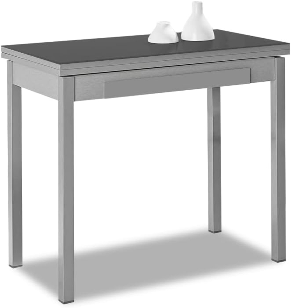 ASTIMESA Buchart: Küchentisch, Metall, Graphit, 80x40 cm Bild 1