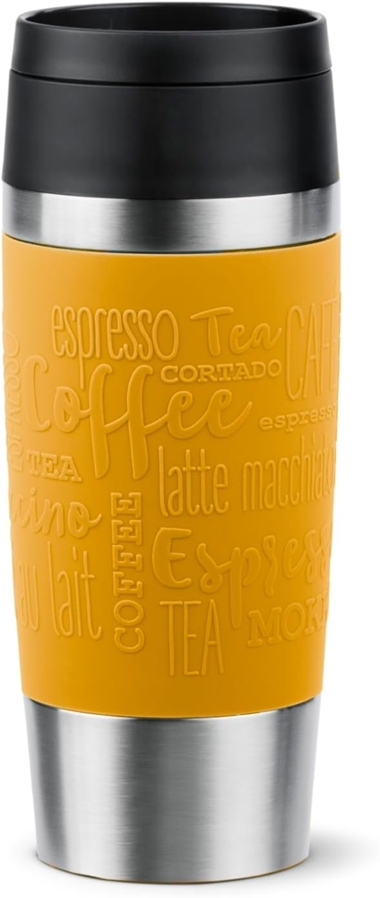 EMSA Thermobecher Travel Mug Classic, Gelb, 0.36 l Bild 1