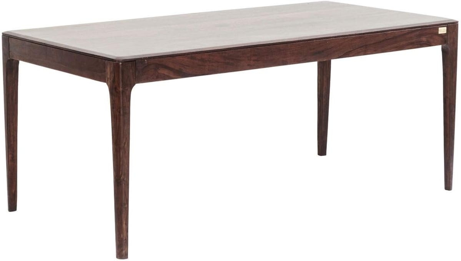 Kare Design Tisch Brooklyn Walnut, Esszimmertisch aus Massivem Sheesham-Holz, Holztisch, Massivholztisch, Dunkelbraun gebeizter Esstisch, (H/B/T) 76 x 160 x 80 cm, Braun Bild 1