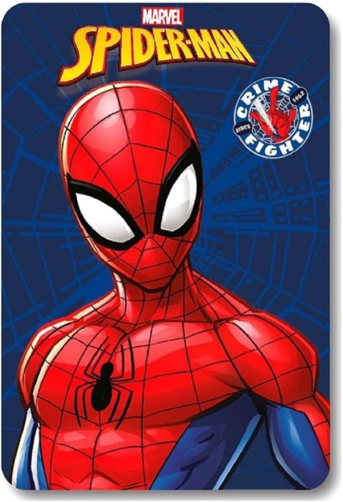 Spiderman Kuscheldecke für Kinder – Warme Fleecedecke in 140 x 100 cm Bild 1