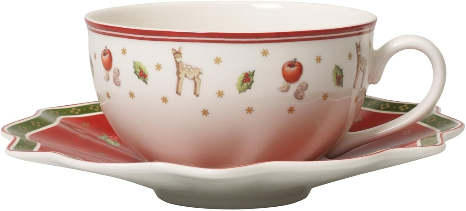 Villeroy & Boch Toy's Delight Milchkaffeetasse mit Untertasse gezackt Bild 1