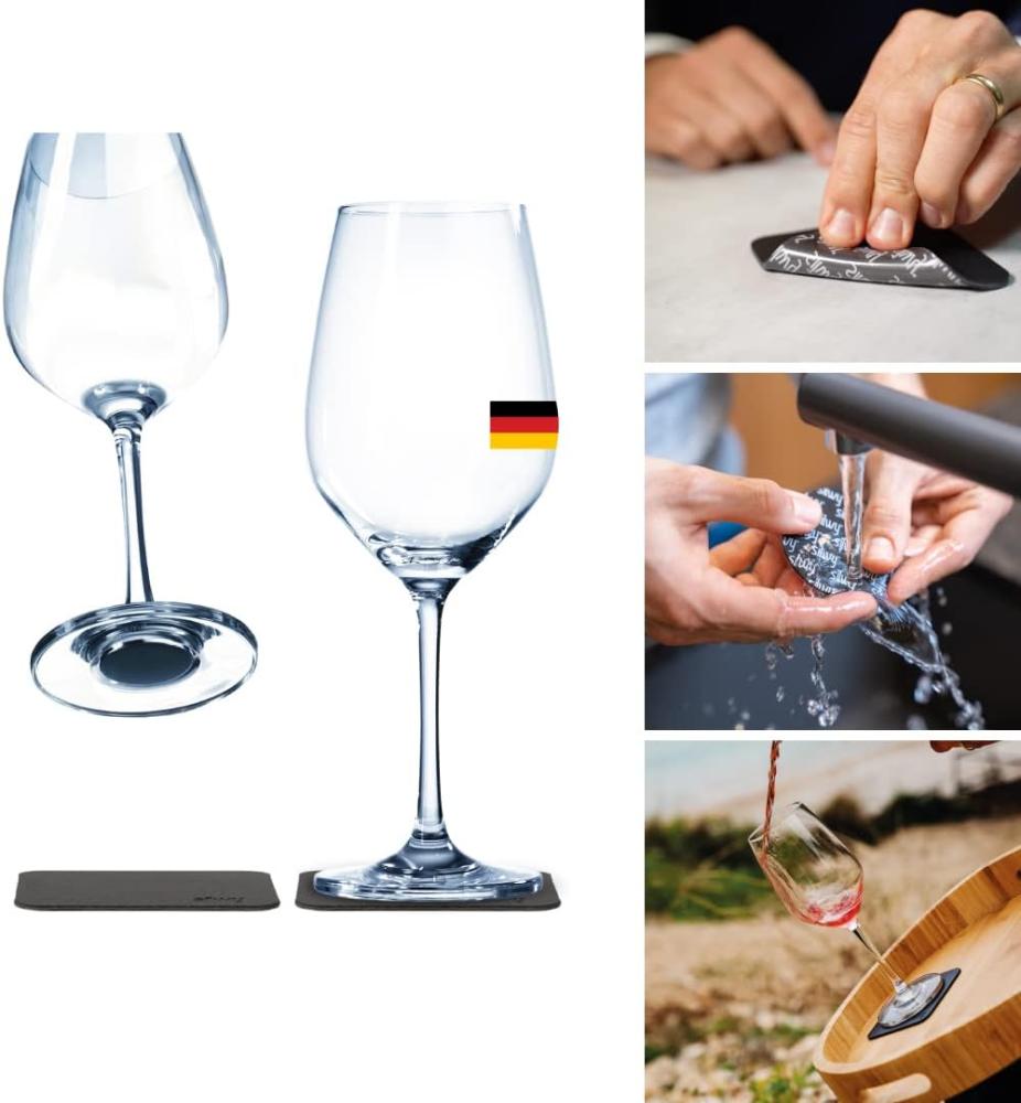 Silwy Magnet-Kristallgläser WEIN 2er-Set transparent Bild 1