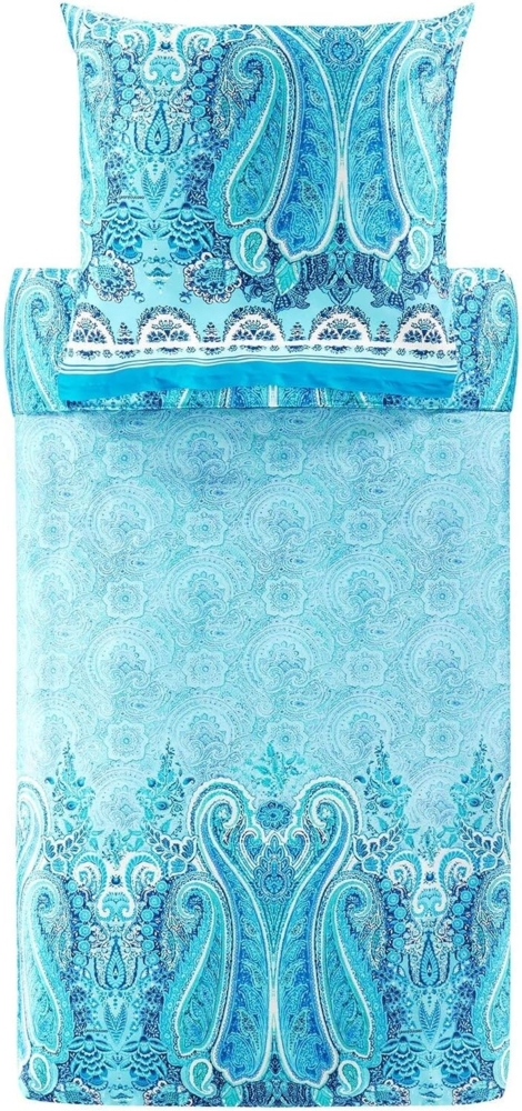Bassetti BETTGARNITUR BWSAT MERGELLINA V.B1 MERGELLINA OCEAN BLUE 135x200 *9327387 FS 2024 Neuheit Bild 1