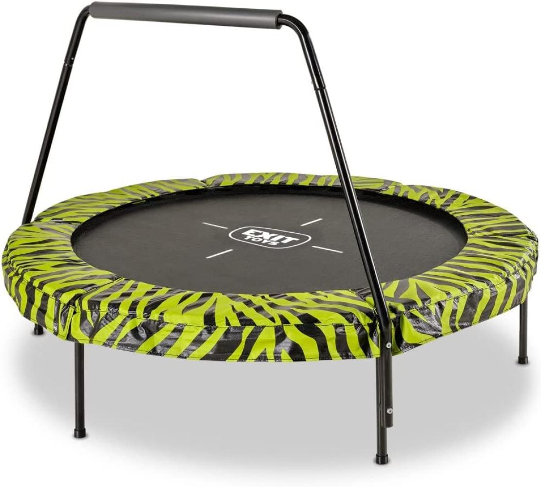 EXIT Trampolin Tiggy Junior Ø 140 cm lime + Griffstange Bild 1