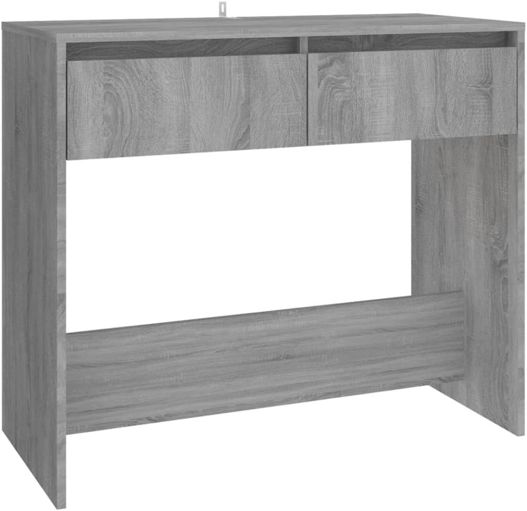 vidaXL Konsolentisch Grau Sonoma 89x41x76,5 cm Holzwerkstoff 813000 Bild 1