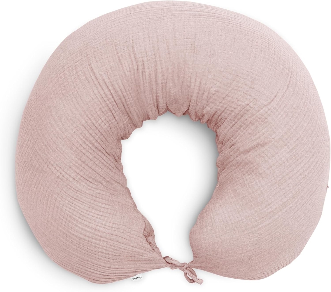 Ehrenkind Stillkissen Musselin aus hochwertiger Bio Baumwolle, Schwangerschaftskissen, Seitenschläferkissen, OEKO-TEX® STANDARD 100 Klasse 1 zertifiziert Bild 1