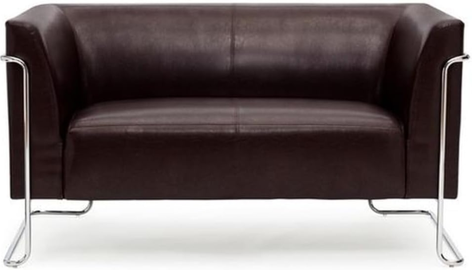 hjh OFFICE Lounge Sofa Curacao Kunstleder Braun Bild 1