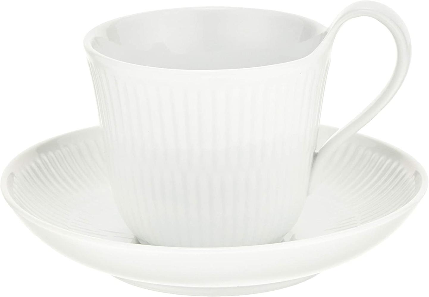 Royal Copenhagen White Fluted Tasse Hoher Henkel 24 cl Bild 1