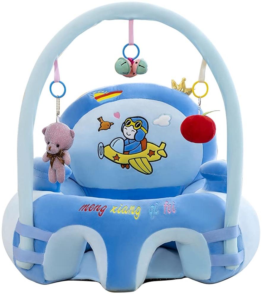 Cartoon Baby Plüsch Stuhl Sofa Infant Learning Sitz Stuhl Baby Spielzeug Support Sitz Training Stützfütterung keine Füllung (Y) Bild 1