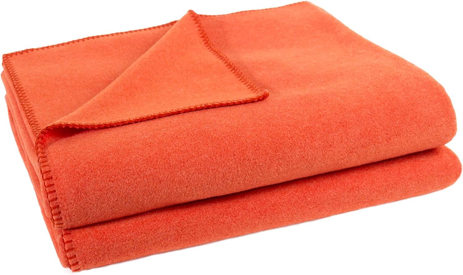 Zoeppritz Soft-Fleece papaya 110x150 103291-265 Bild 1