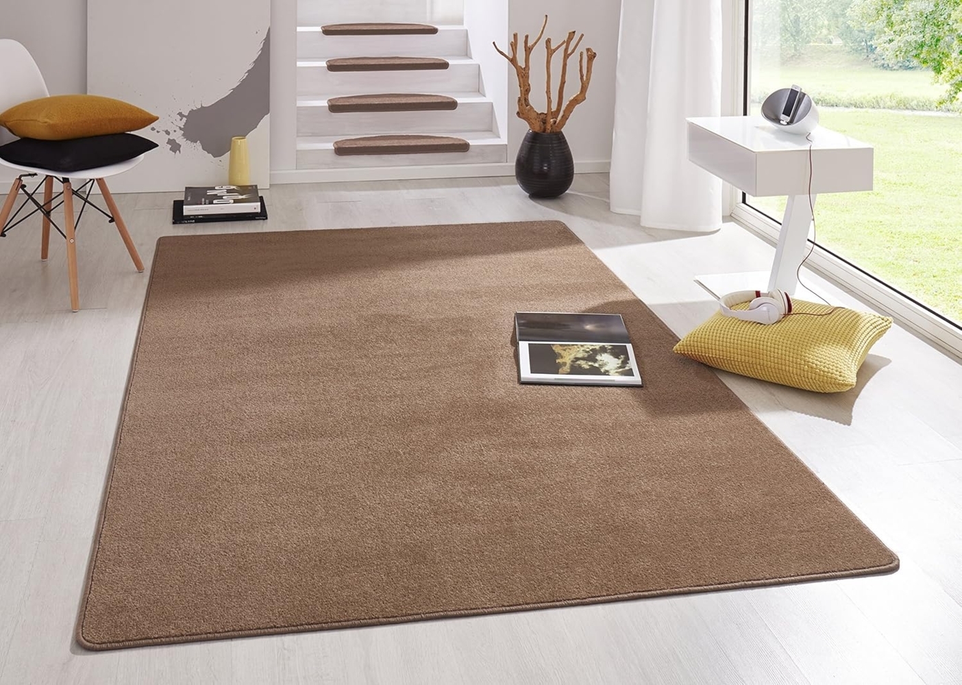 Kurzflor Teppich Fancy - 80x150x0,7cm Bild 1