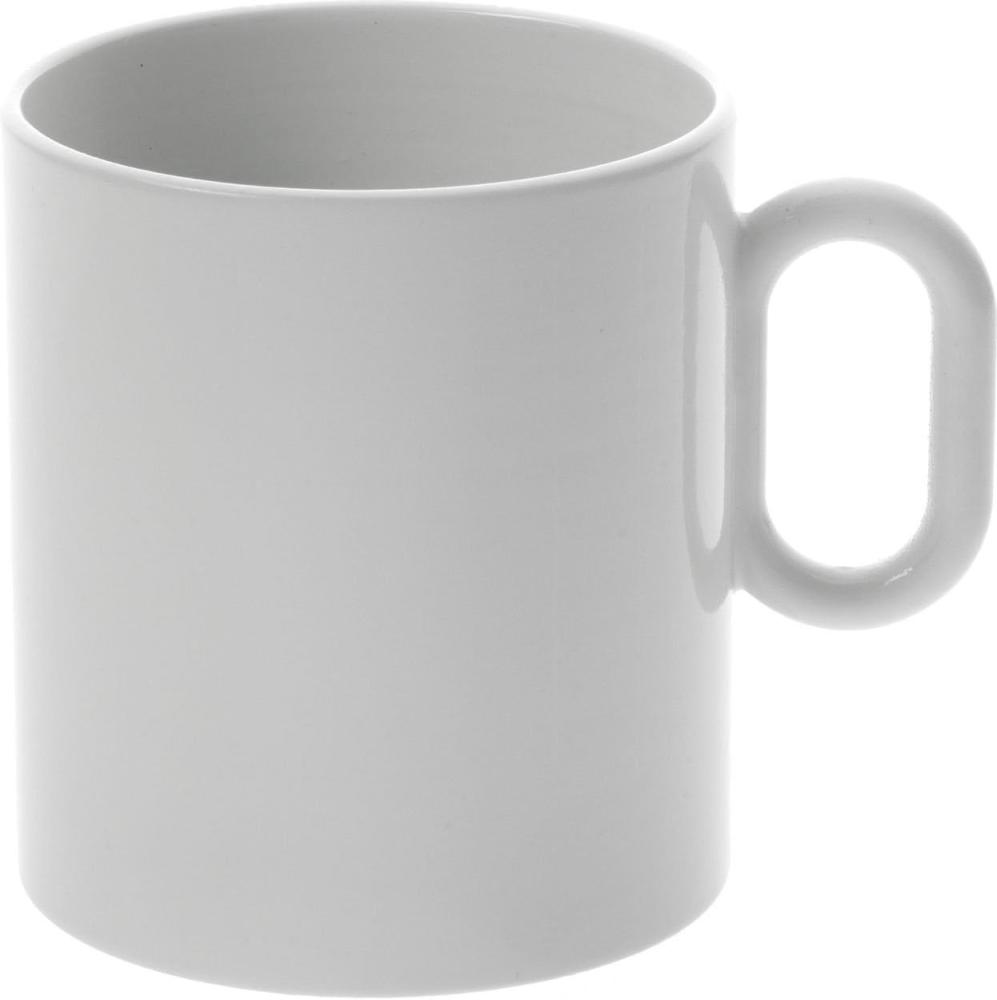 Alessi MW01,89 Dressed Mug 4 Stück Porzellan weiß Bild 1