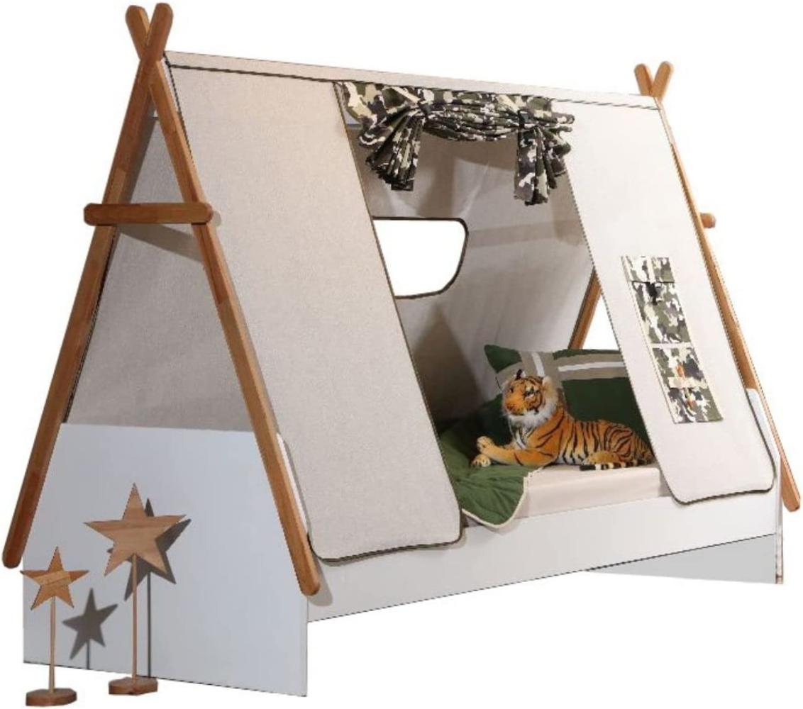 Coemo Campbett Yuma 90x200 cm mit Dach und Lattenrost Bild 1