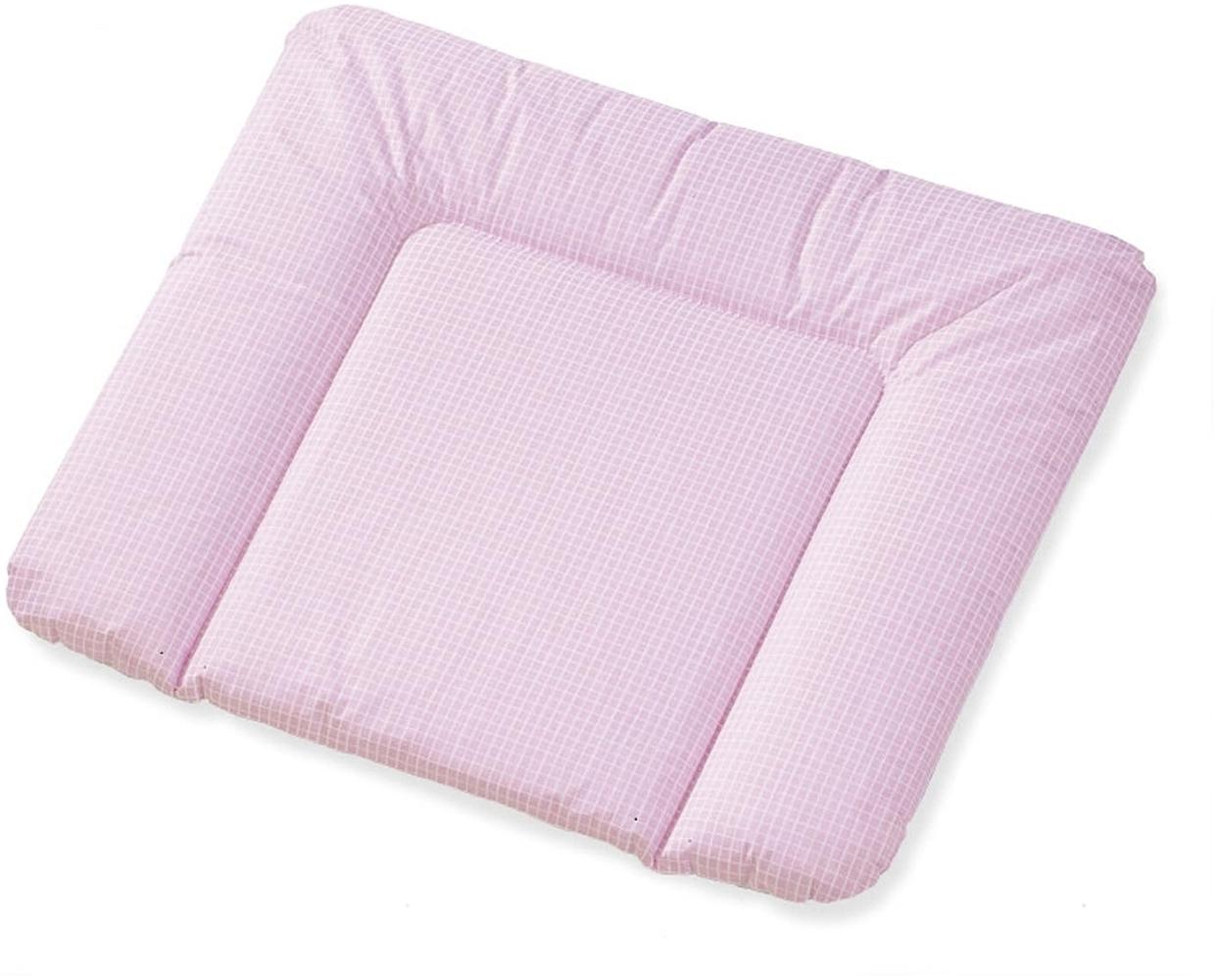 Pinolino 71676-7 - Wickelauflage Komfort, Folie, 'Karo Helsinki' rosa Bild 1
