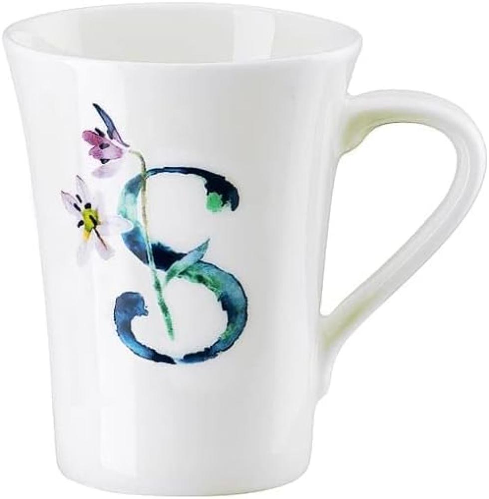 Becher mit Henkel Flower Alphabet S-Scilla Hutschenreuther Becher, Handpflege Bild 1