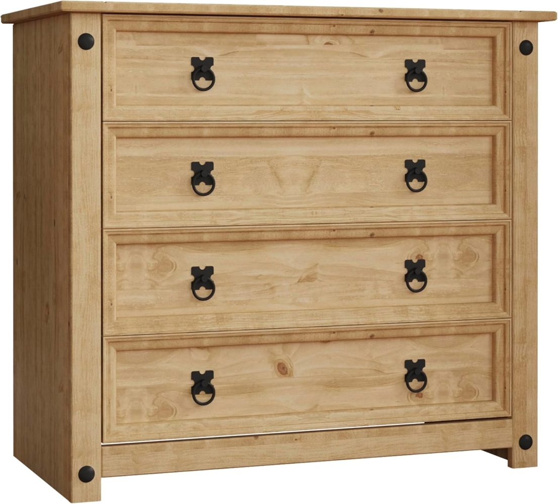 Vida Designs Kommoden & Sideboards, Künstlich Gealtertes Gewachstes Pinienholz, Pinie, Standard Bild 1