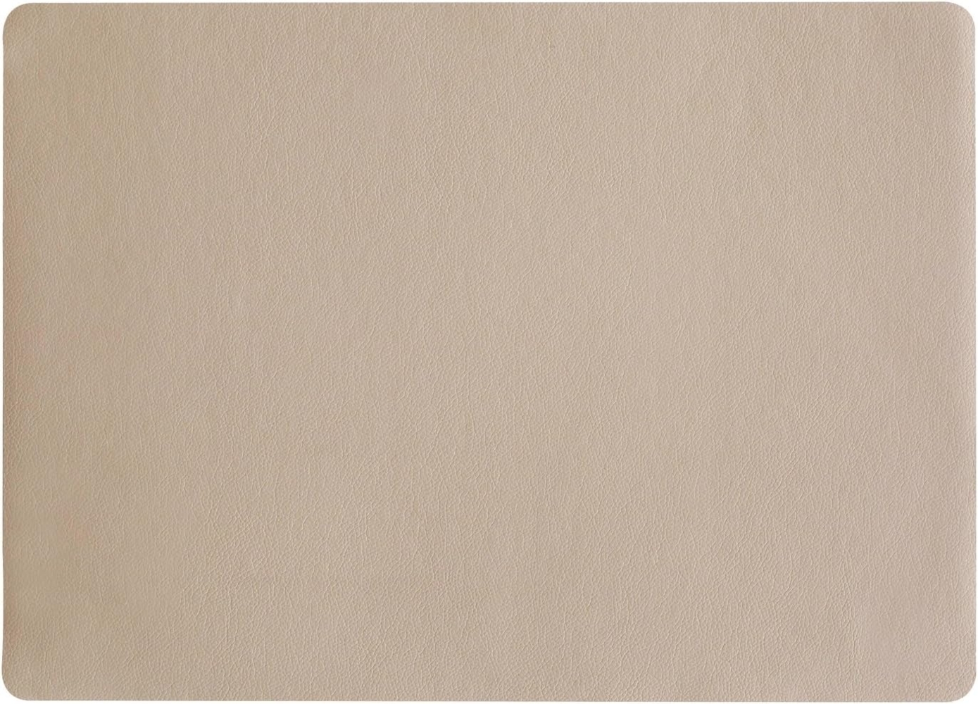 ASA Selection 7801420 Lederoptik Tischset, 46 x 33 cm, Polychlorid, stone Bild 1