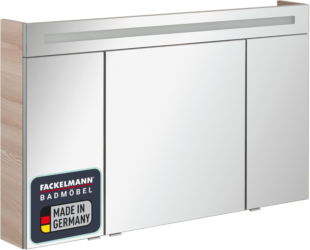 Fackelmann B.CLEVER LED Spiegelschrank 120 cm Weiß Bild 1