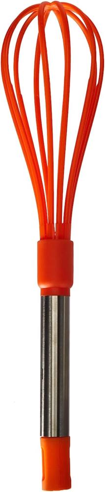 BRA Efficient Schneebesen, Rostfreier Edelstahl, orange, 31 cm Bild 1