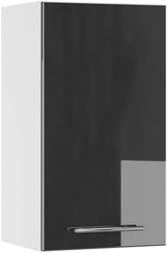 Badschrank Fame-Line Anthrazit Hochglanz 40 x 72 cm Vicco Bild 1