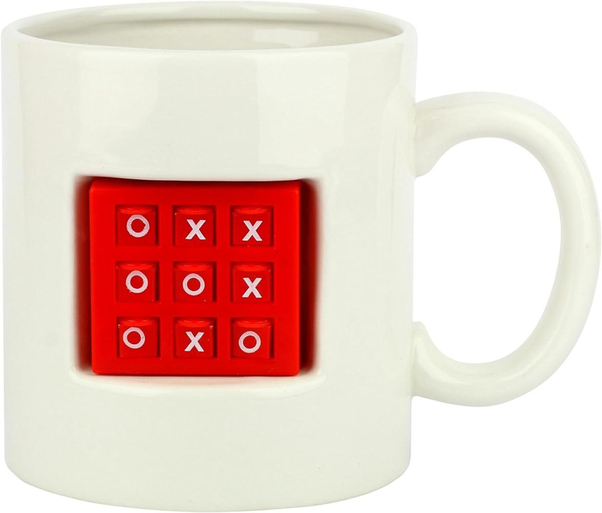 Thumbs Up TTTMUG Tasse Tic Tac Toe Mug, Kunststoff, weiß, 11,9 x 14,2 x 12,2 cm Bild 1