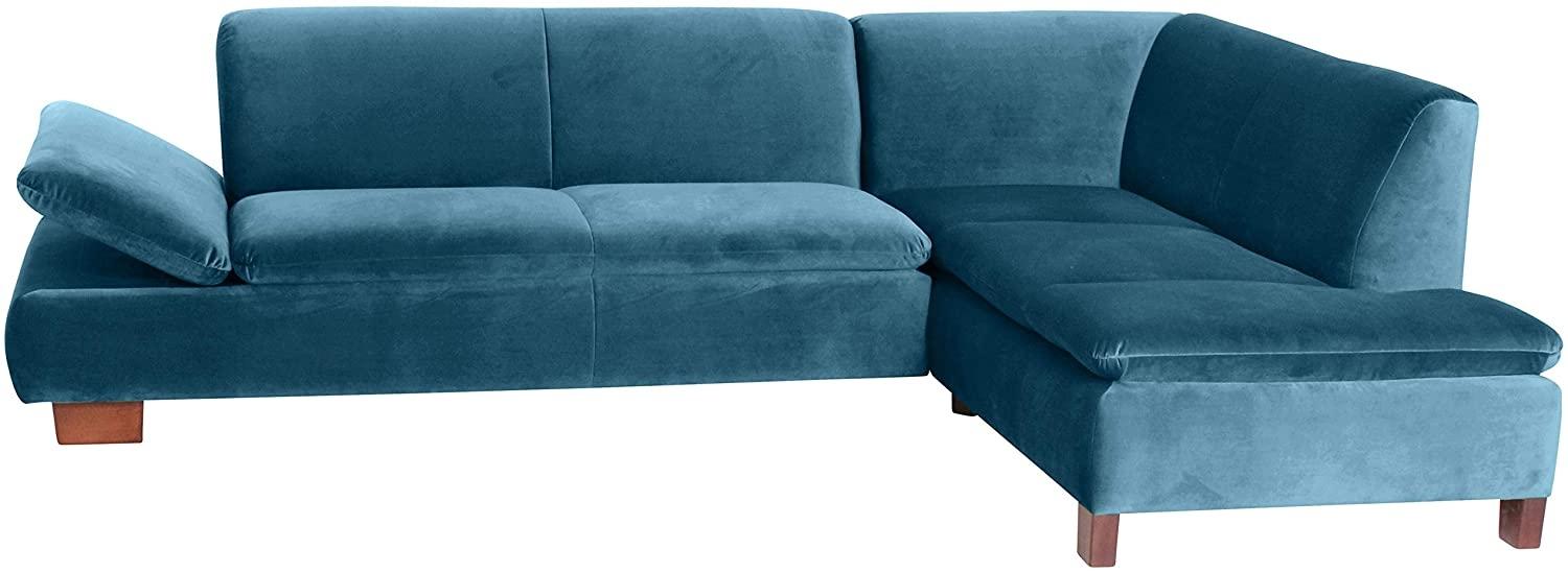 Max Winzer Sofa 2,5-Sitzer links mit Ecksofa rechts Terrence 270 x 190 x76 cm petrol Bild 1