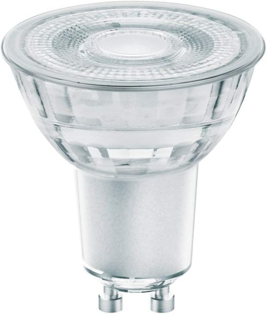 OSRAM STAR+ Dimmbare PAR16 LED Reflektorlampe mit GU10 Sockel, Warmweiss (2700K), 4.50W, 3-stufig dimmbar per Klick, Glas Spot, Ersatz für 50W-Reflektorlampe, LED THREE STEP DIM PAR16, 4er-Pack Bild 1
