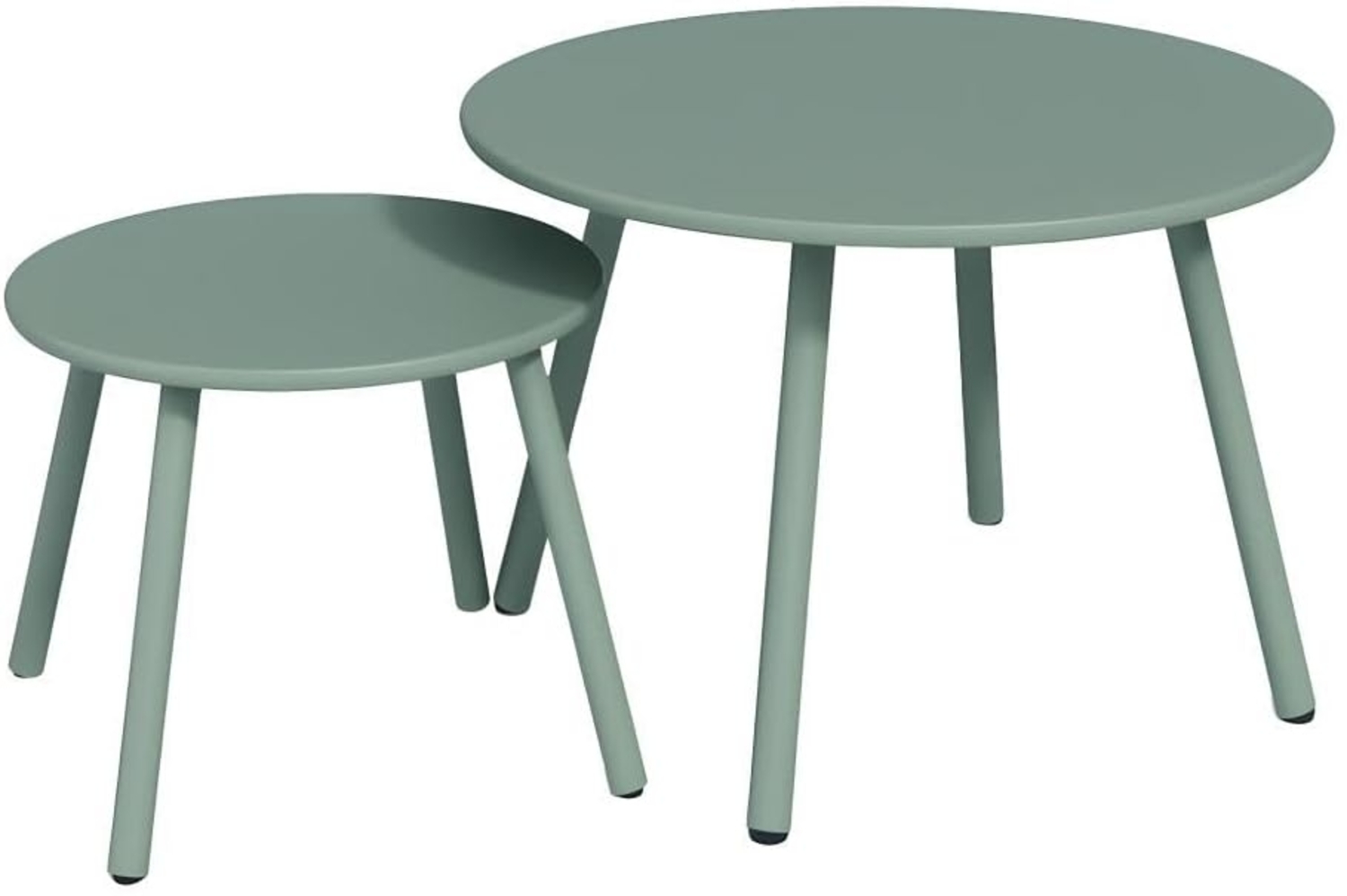 Vente-unique - Garten-Beistelltische - Metall - Hellgrün - MIRMANDE von MYLIA Bild 1