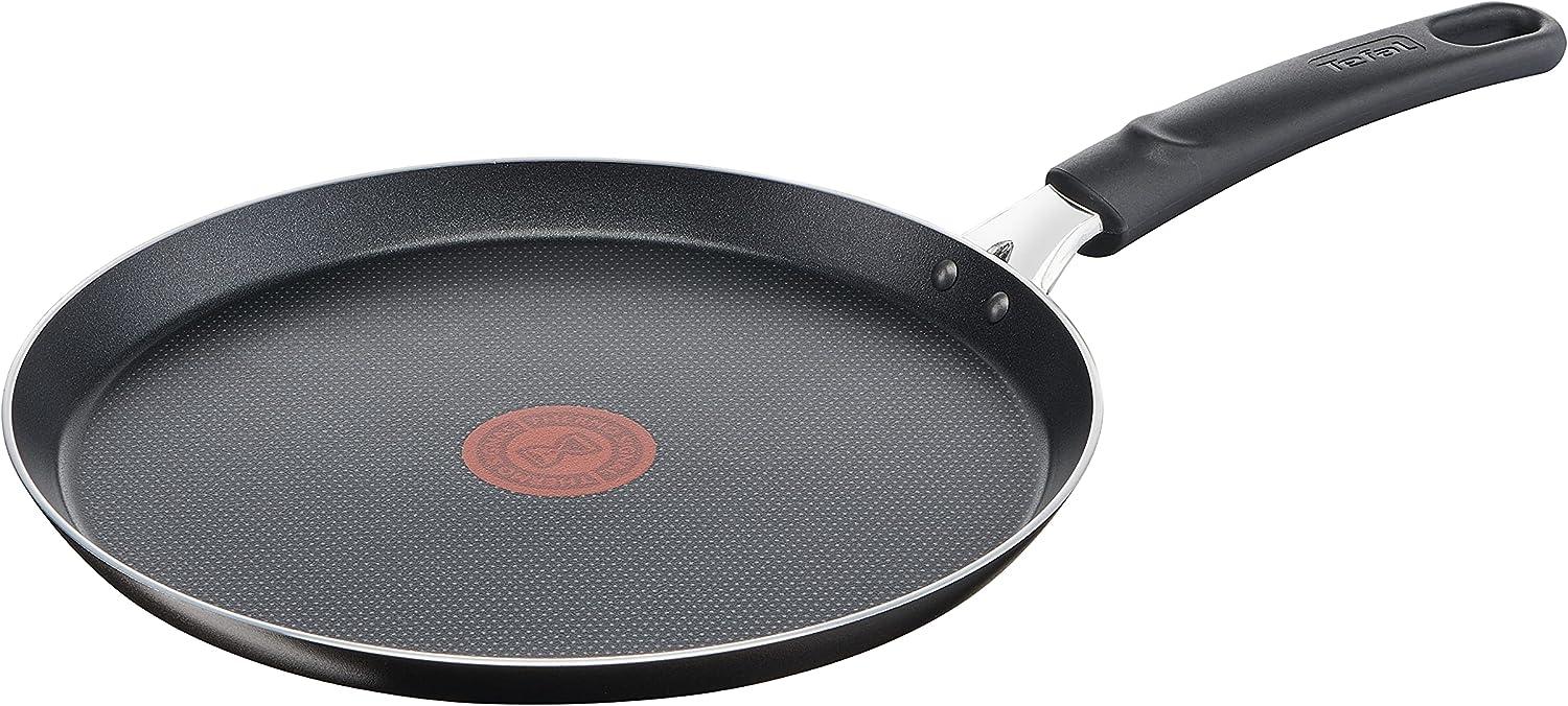 Tefal 'Easy Cook & Clean' Crêpe-Pfanne mit Temperaturindikator, Aluminium schwarz, Ø 25 cm Bild 1