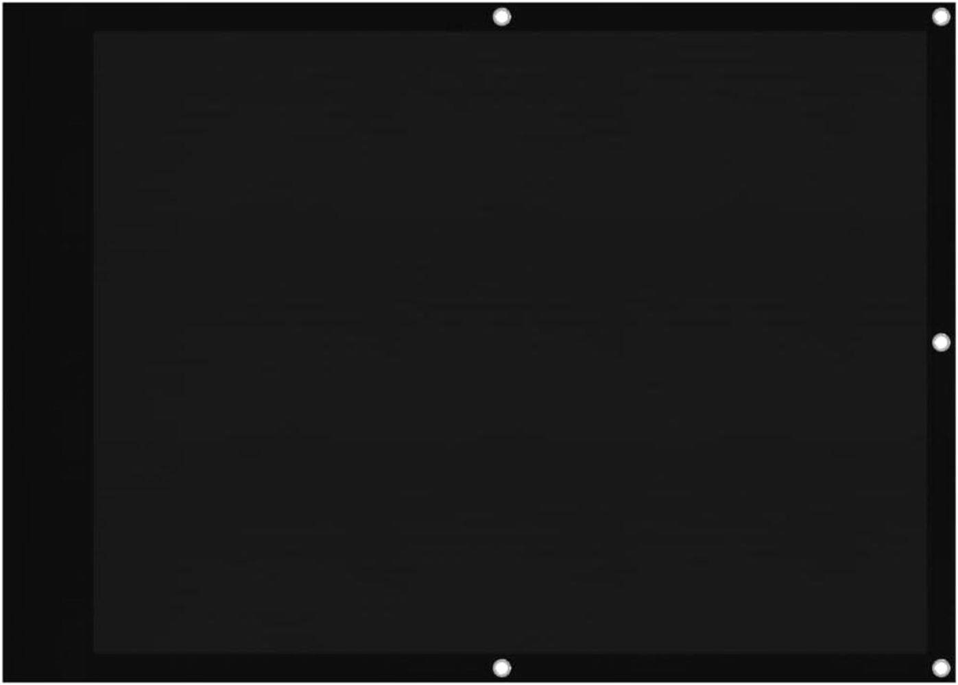 vidaXL Balkon-Sichtschutz Schwarz 75x800 cm 100 % Polyester-Oxford 4000362 Bild 1