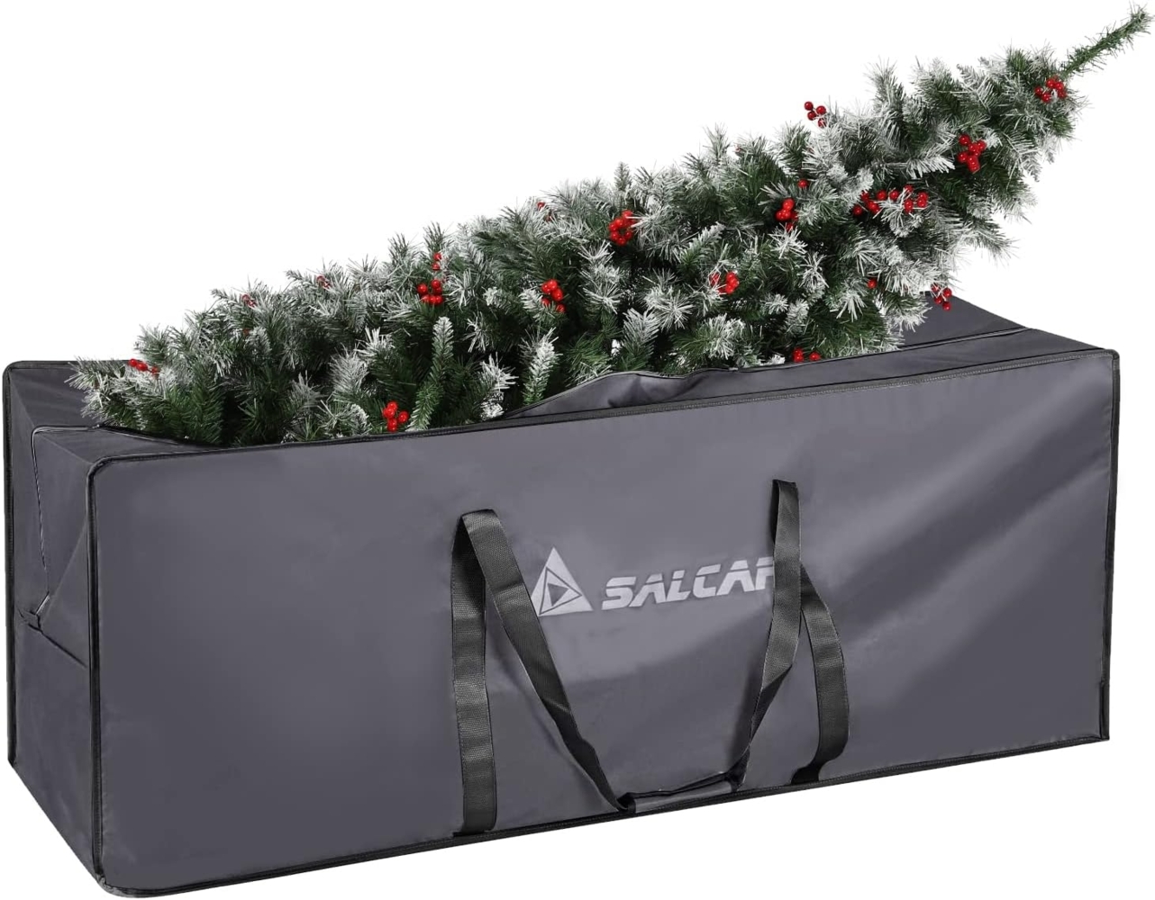 Salcar Aufbewahrungstasche für Weihnachtsbaum Künstlich − für zerlegbare Bäume bis zu 270 cm, 150 x 50 x 60 cm extra große Aufbewahrungstasche Bild 1