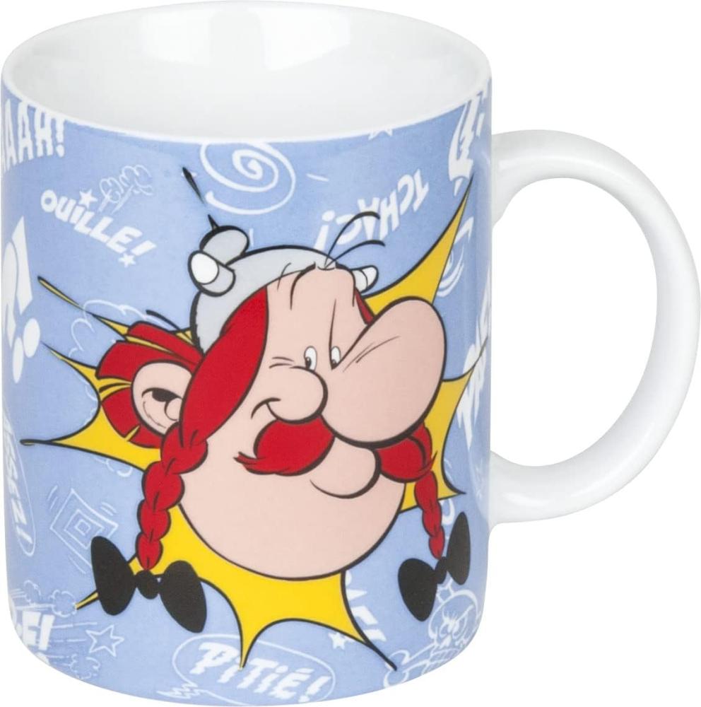 Könitz Asterix Tchoc Becher, Tasse, Kaffeetasse, Porzellan, Obelix, Blau, 300 ml, 11 1 002 2041 Bild 1