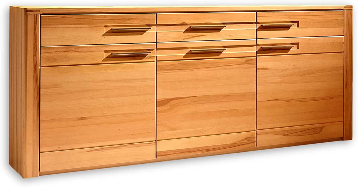 Sideboard 'NATURE PLUS' Kernbuche teilmassiv lackiert Bild 1