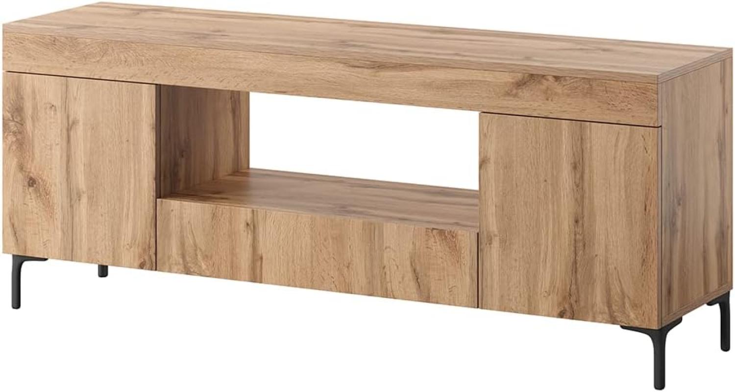 Selsey Gusto - TV-Schrank/TV-Board für Wohnzimmer, minimalistisch, 137 cm breit (Lancaster Eiche) Bild 1