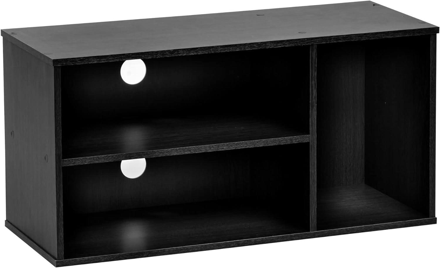 Movian, TV-Schrank/TV-Ständer Schrank/Holz-TV-Ständer/TV-Ständer/TV-Ständer/Bank-TV, TV-Einheit geeignet bis 43 ZollBüro, Wohnzimmer, Schlafzimmer - Module Shelf - MDB-3S - Schwarze Eiche Bild 1