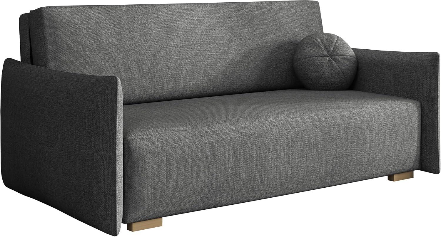 Sofa Viva Glov IV mit Schlaffunktion, 3 Sitzer Schlafsofa mit Bettkasten (Farbe: Soul 18) Bild 1