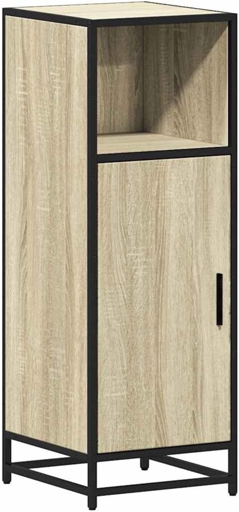 Badschrank Sonoma-Eiche 35x37,5x100 cm Holzwerkstoff 849240 Bild 1