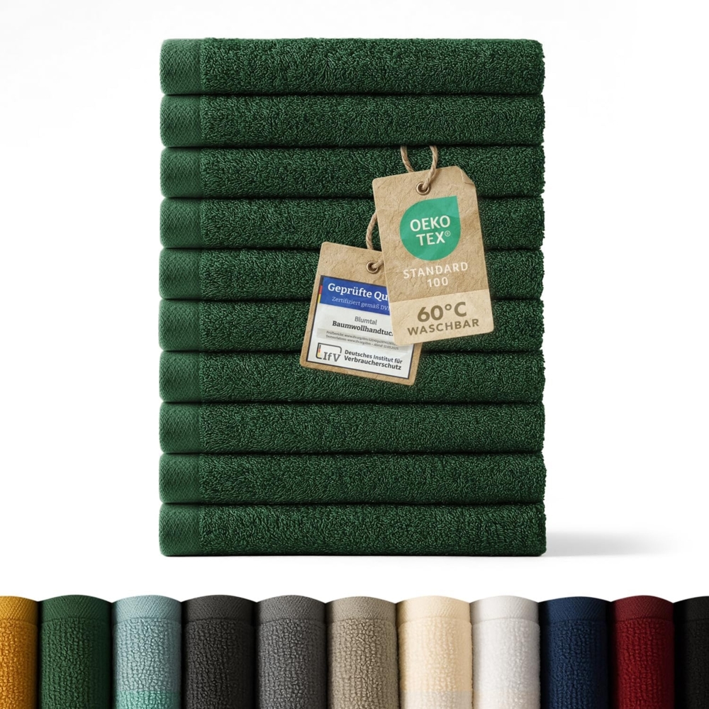 Blumtal Gästehandtücher 30x30 cm - weich und saugstark, Frottee (12-St), 12er und 24er Set, 100% Baumwolle Bild 1