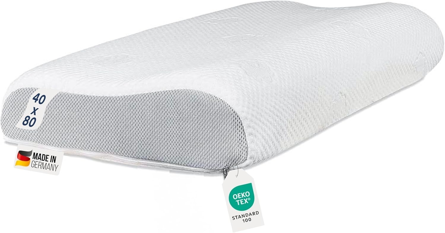Dormabell Nackenstützkissen Orthopädisches Dormabell Cervical Nackenstützkissen NB3 Talalay Latex, Seitenschläfer, Rückenschläfer Bild 1