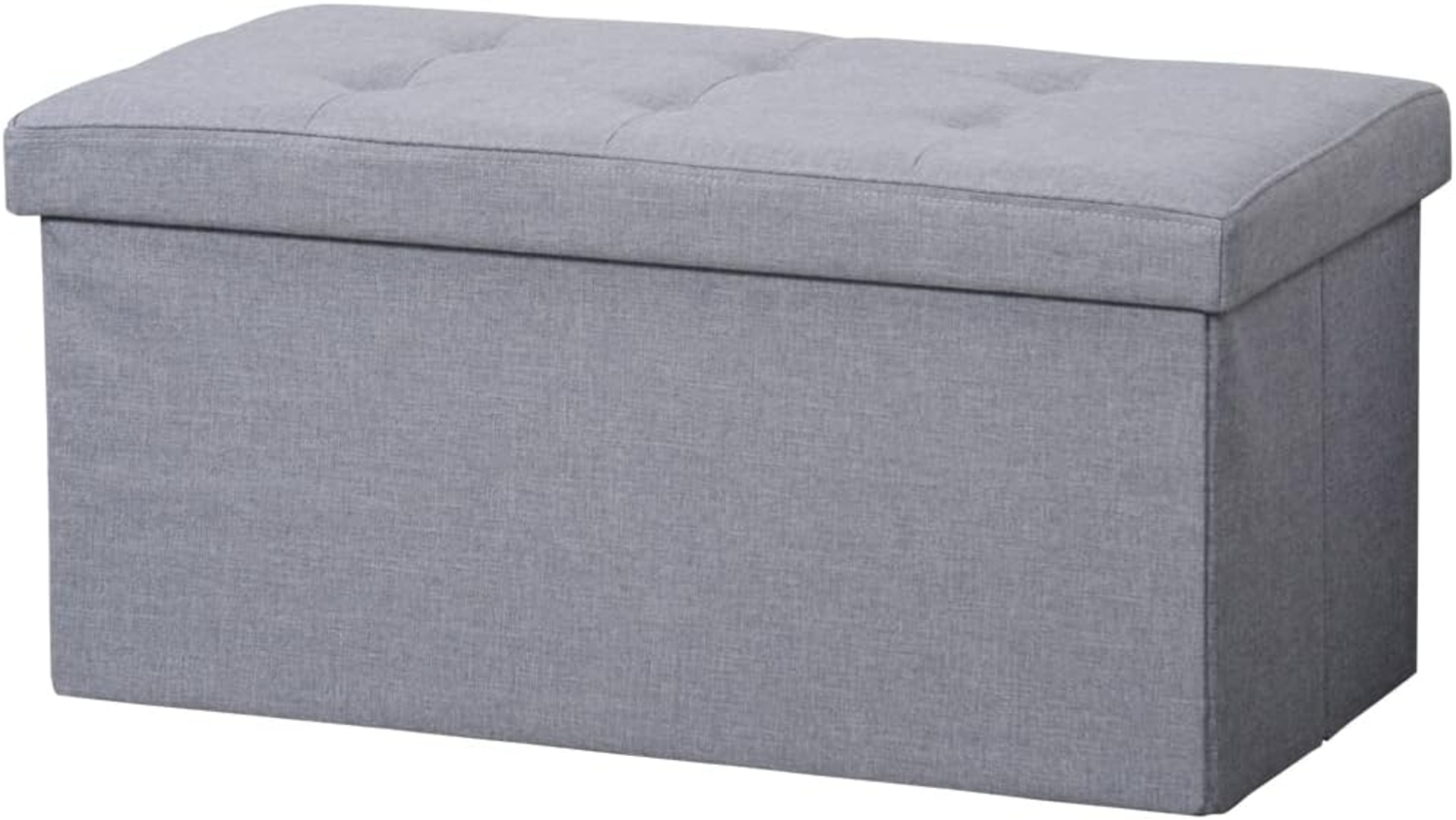 Kesper |Sitzbank, Material: Polyester, Maße: B 76 x T 38 x H 38 cm, Farbe: Grau | 15952 Bild 1