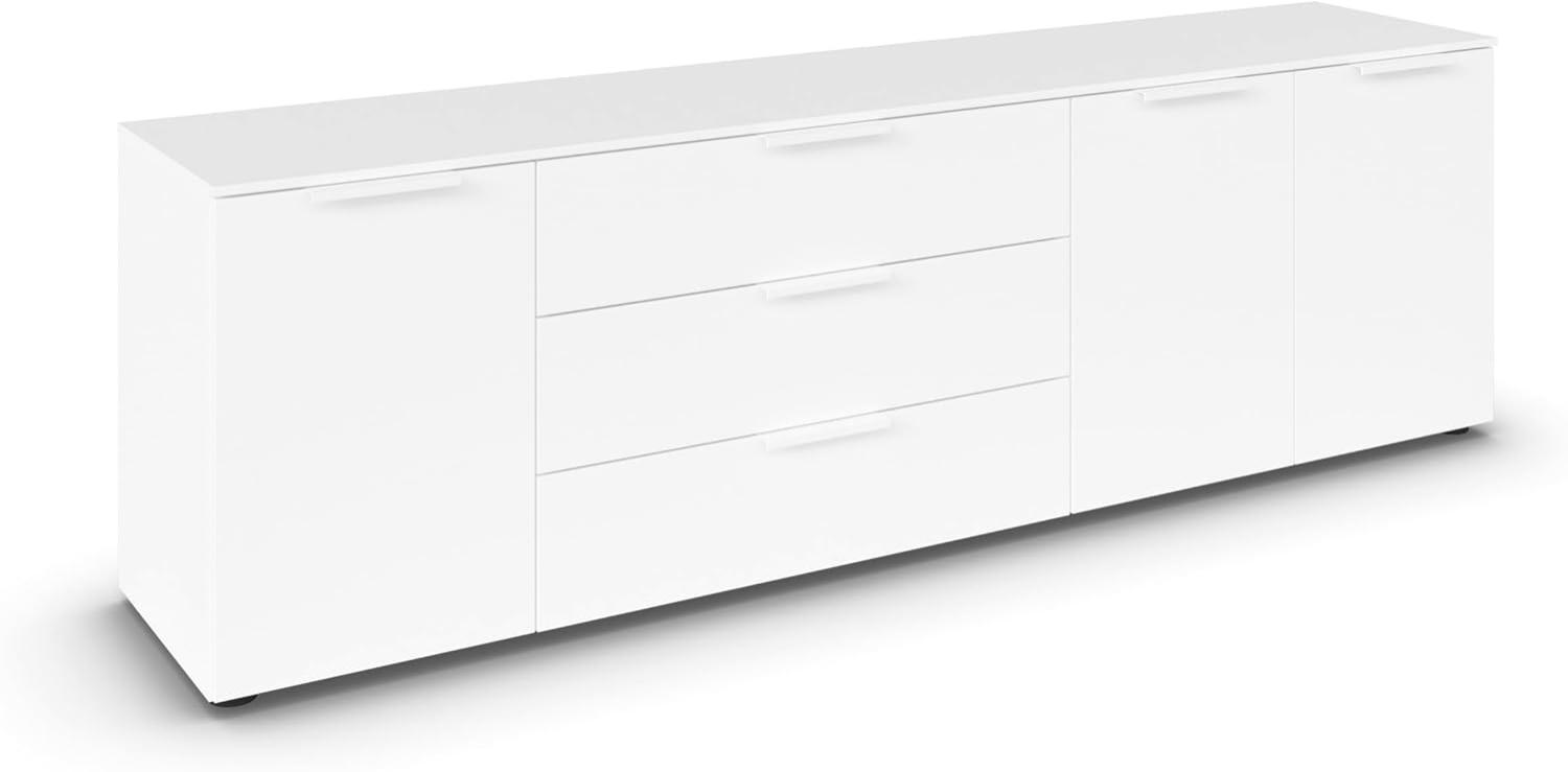 rauch Schubkastenkommode Flipp Kommode Sideboard Wäscheschrank Bestseller, 3-türig mit 3 Schubladen und Soft-Close-Funktion Bild 1