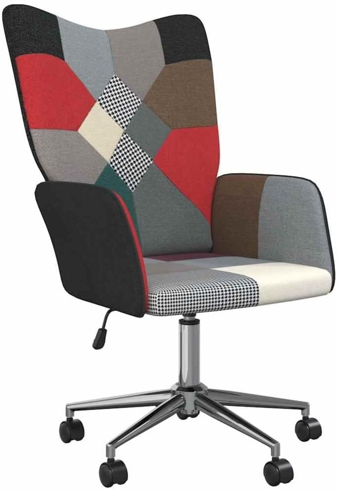 vidaXL Relaxsessel Patchwork Stoff, Drehbar [328205] Bild 1