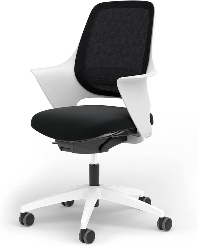 Ergotopia® WellBack, Ergonomischer Bürostuhl Made in Germany, Bequemer Schreibtischstuhl mit Lordosenstütze und Synchronmechanik, für Büro und Homeoffice Bild 1