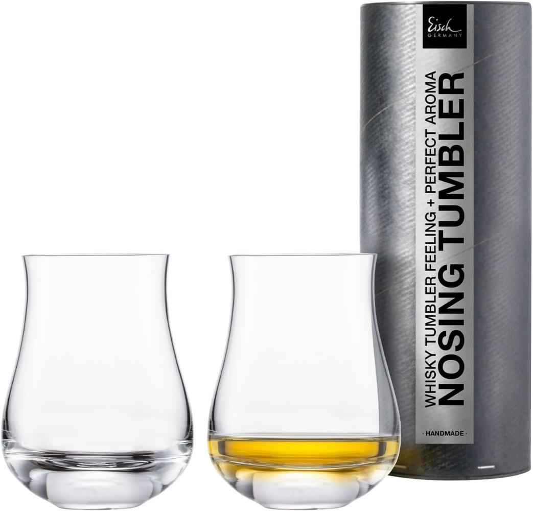 Eisch Gentleman Whisky Nosing Tumblers 2er Set in Geschenkröhre - A Bild 1